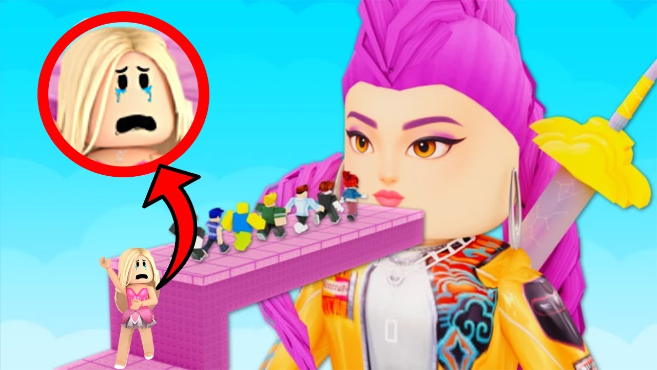 HUNTRİX RUMİ MERDİVENİNDE ZIPLADIK 💜 ROBLOX KÜBRA NİSA