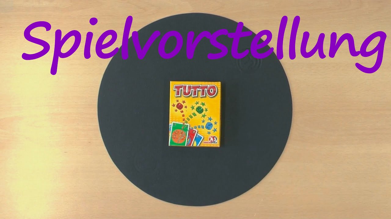 TUTTO - Weißt du, wann du aufhören musst zu würfeln? SPIELVORSTELLUNG - Würfelspiel 