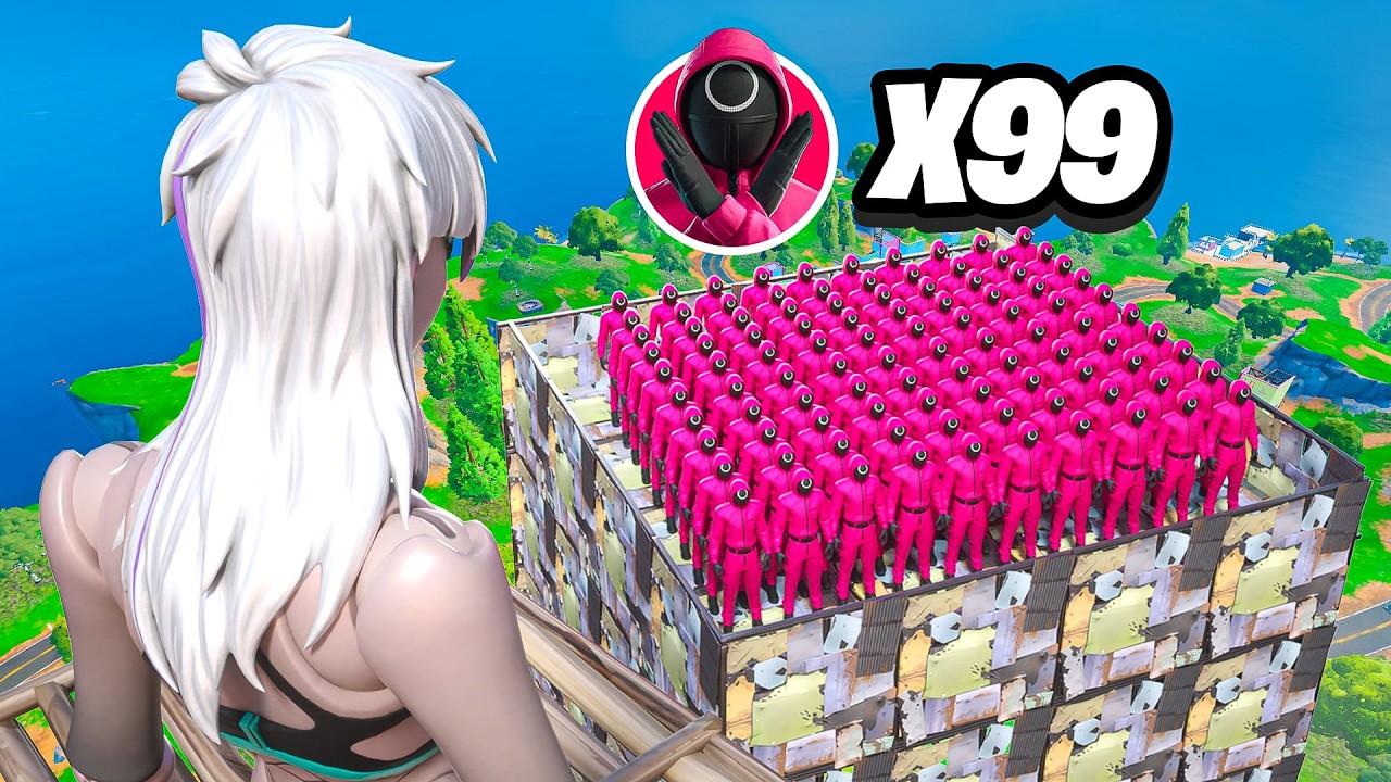 POBIJAM 7 REKORDÓW SQUID GAME w FORTNITE