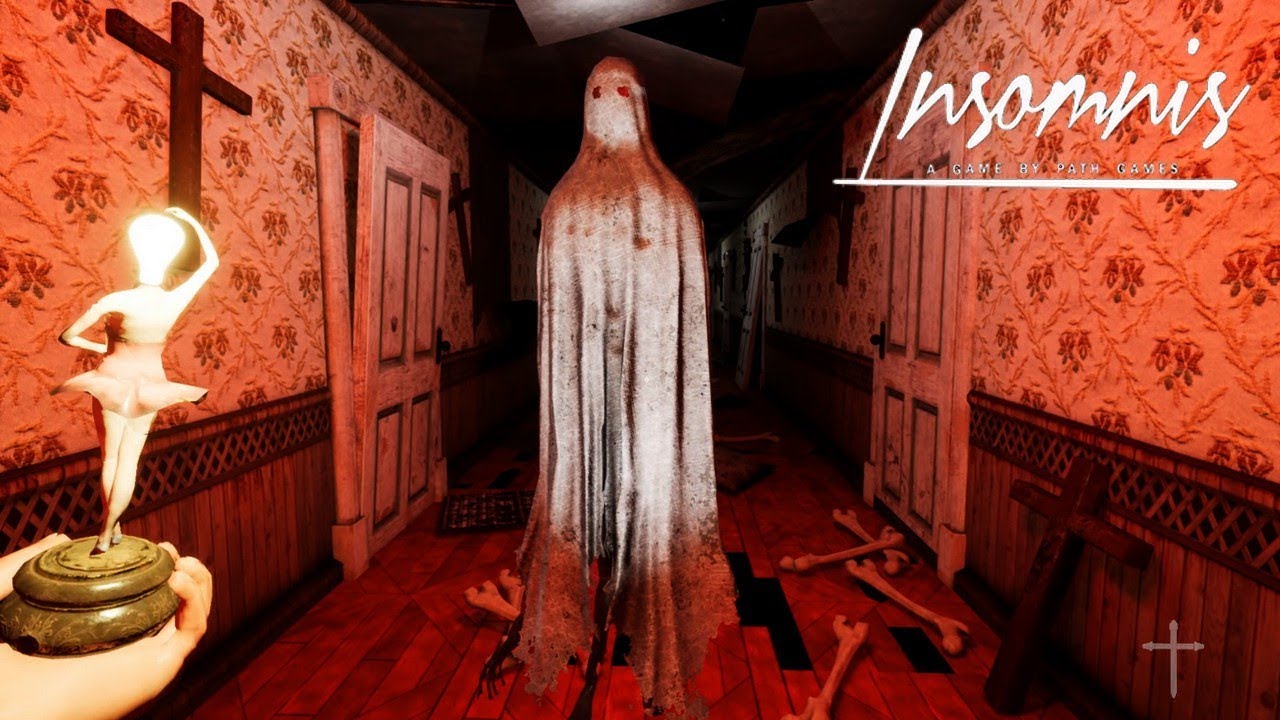 Insomnis (Update) Playthrough Gameplay (indie horror Game)