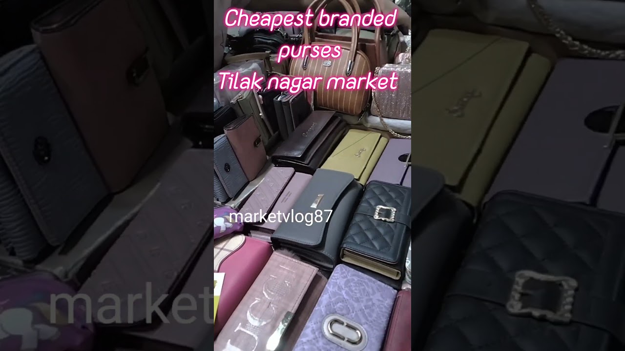 Luxury Bridal purses #marketvlog87 #purseswholesale #luxurypurses #bridalpurse #tilaknagarmarket