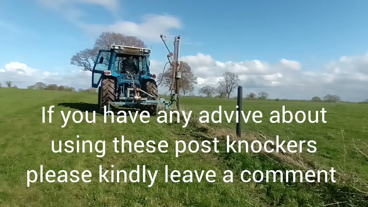 First time using a Parmiter post knocker