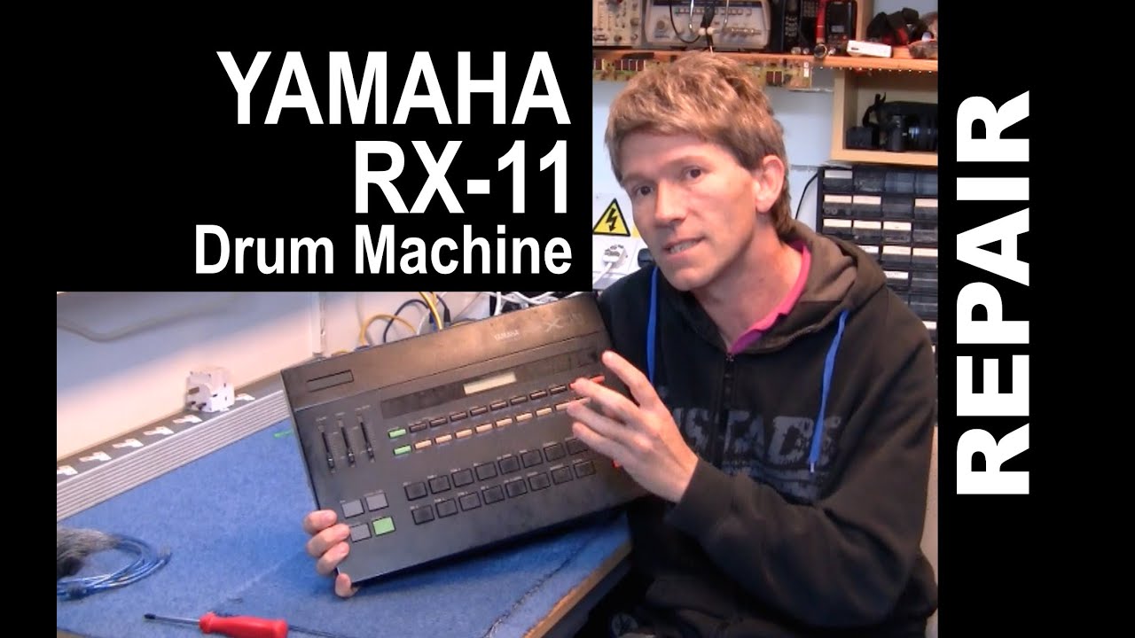 YAMAHA RX11 vintage 1984 drum machine repair MF#57