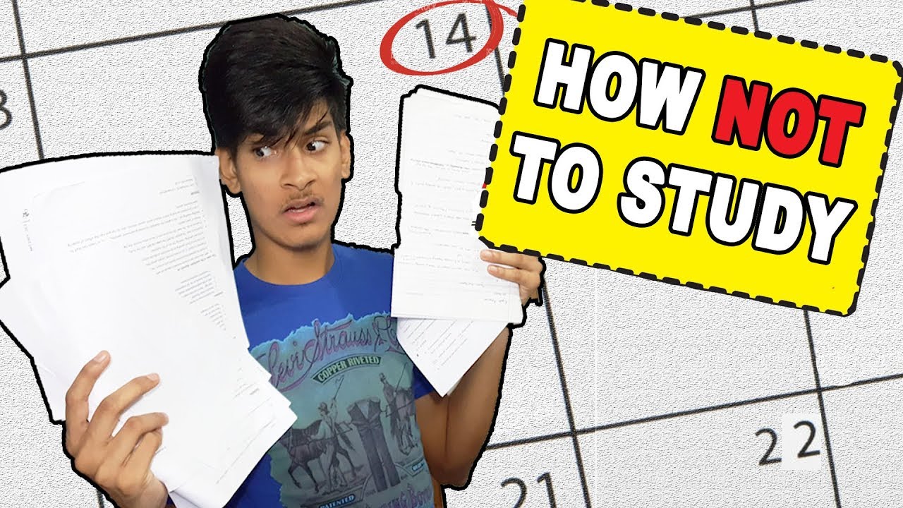 How NOT To Study For CXC Exams