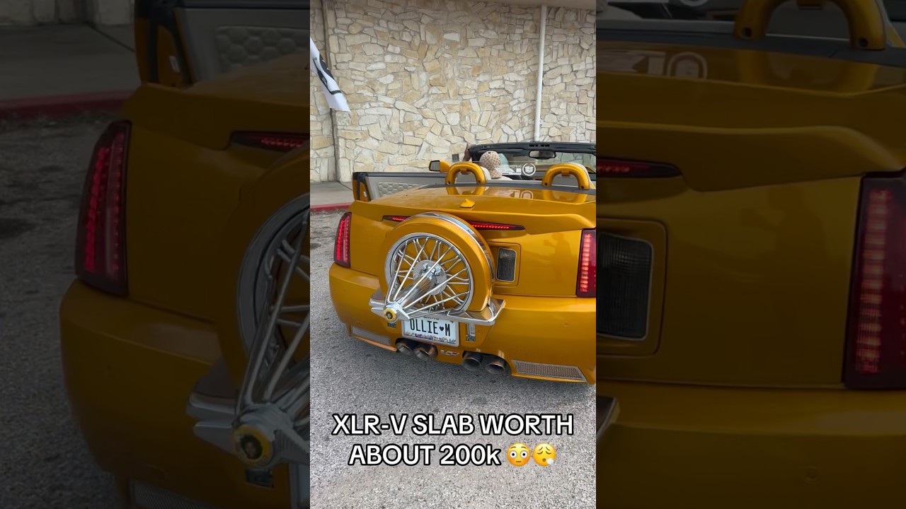 1 ИЗ 1 XLR-V CADILLAC НА SWANGAS 😳😮&zwj;💨 #srtflex #viral #ohhhgowd #houston