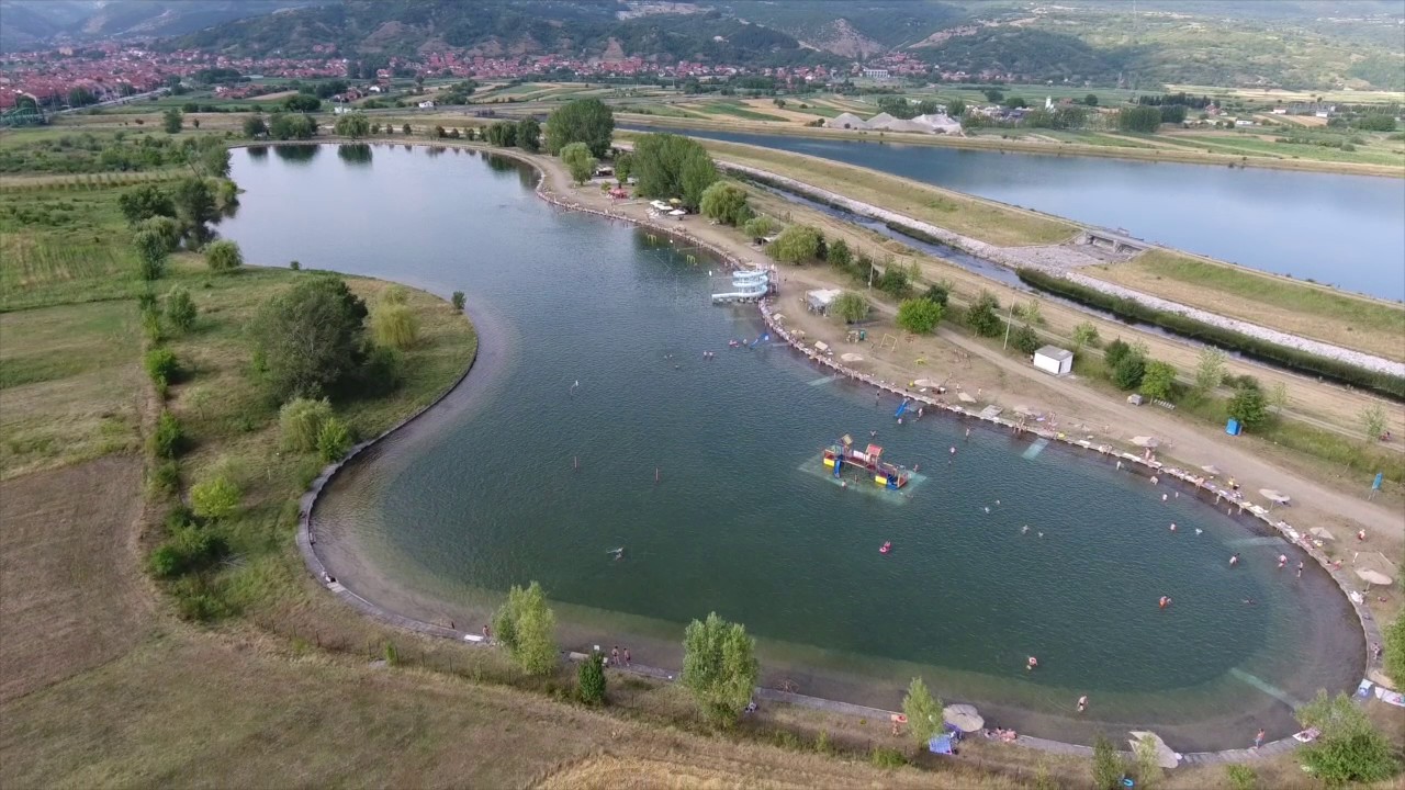 Gradsko kupalište u Pirotu iz vazduha