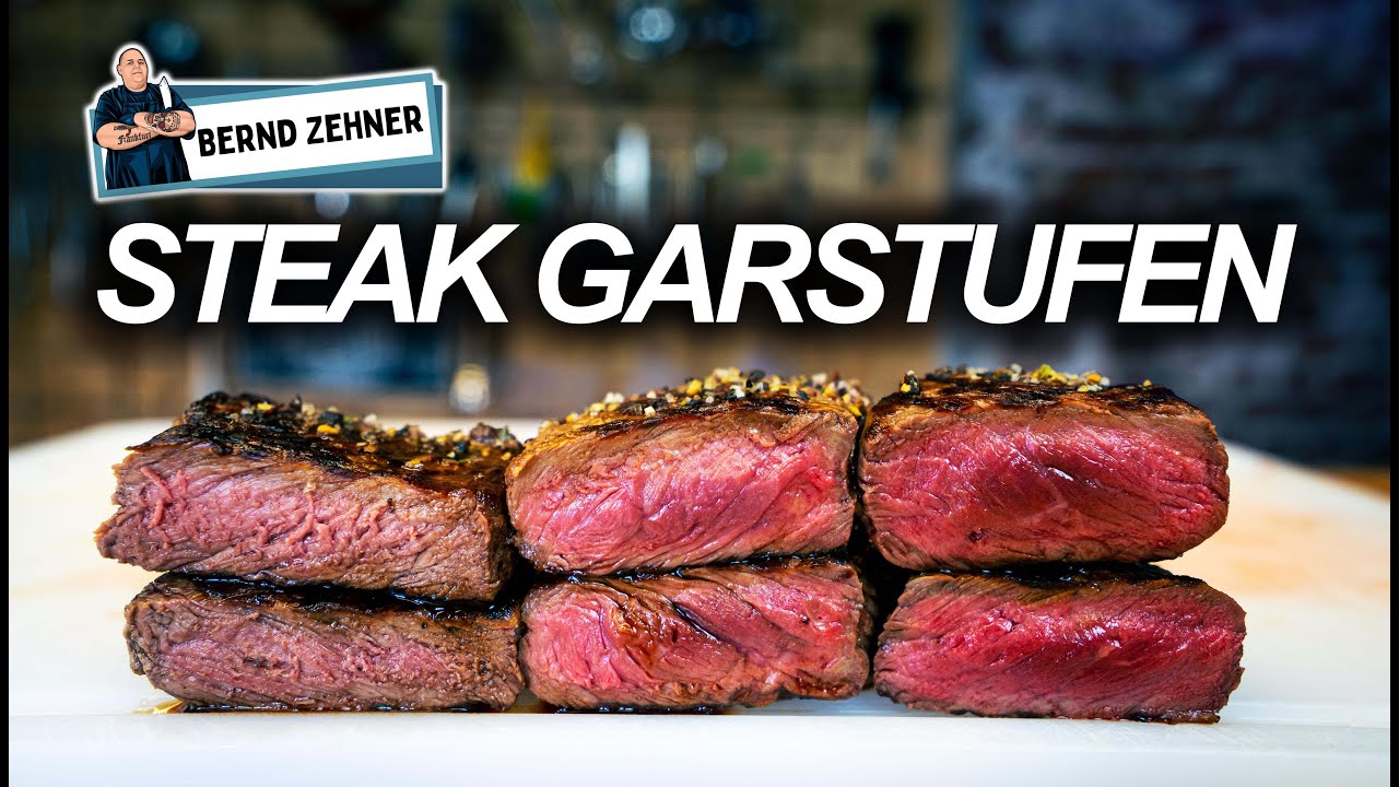Die perfekten Garstufen f&uuml;r dein STEAK | Rare, Medium und Well Done | Kerntemperatur