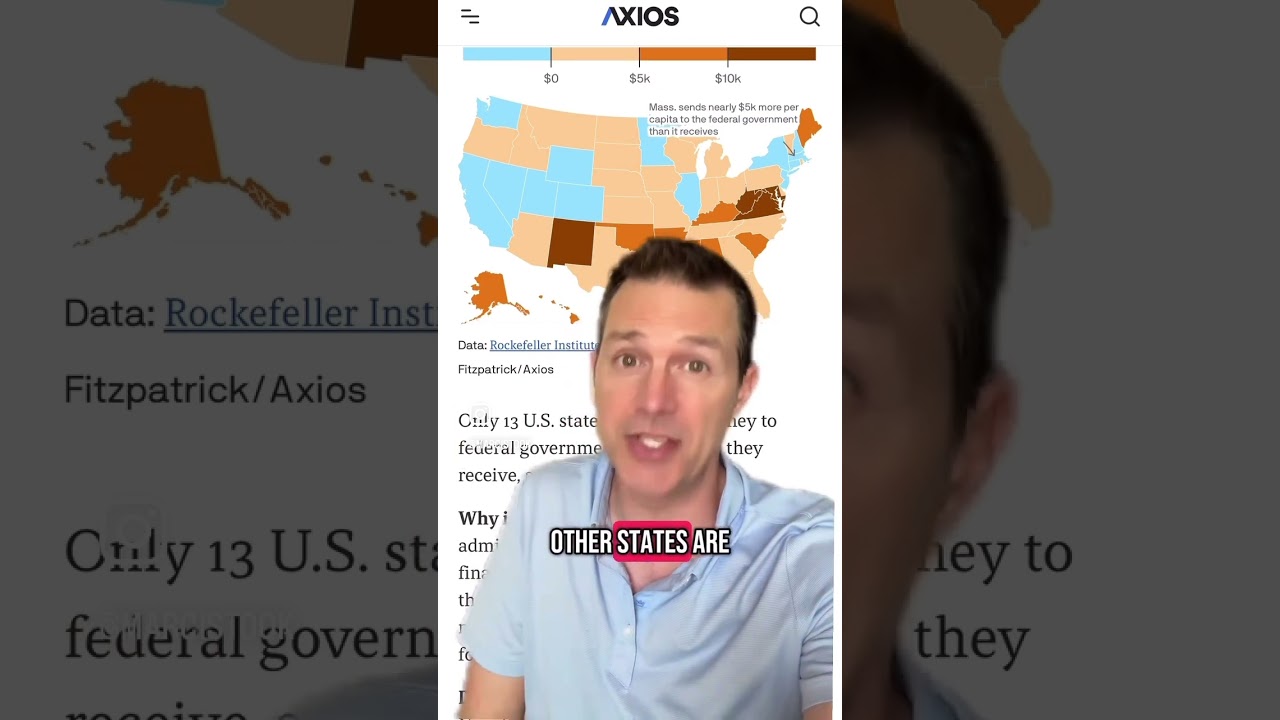 Why is Texas a Welfare State? Why are so many Red States welfare states?  #trump #maga #racism