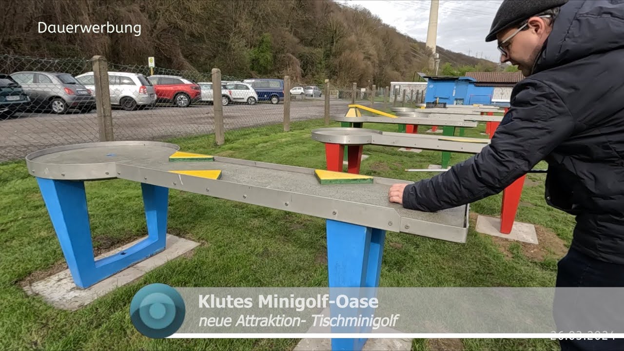 Minigolf-Oase-Team See in Herdecke Tischminigolf neue Attraktion 2024