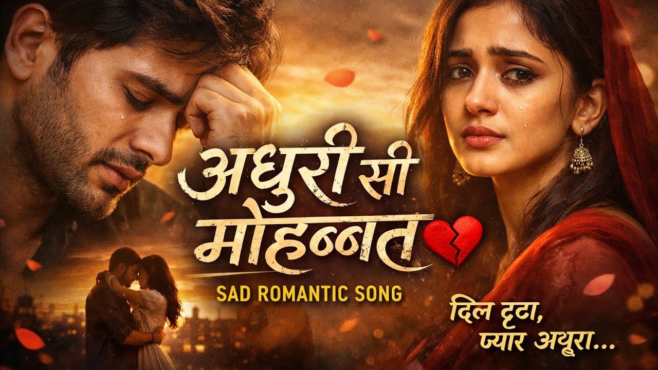 अधूरी सी मोहब्बत 💔 | Sad Romantic Hindi Song 2026 | Heart Touching Love Song