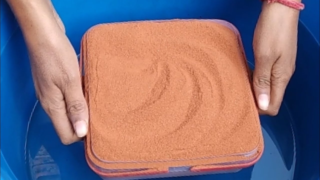 ASMR|PURE REDDIRT POURING LOTS OF WATER 💦CREAMY PASTE PLAY🤤