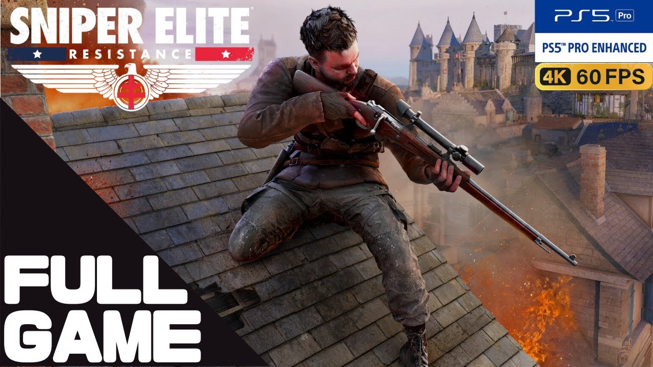 SNIPER ELITE: RESISTANCE Full Walkthrough Gameplay – PS5 Pro 4K 60FPS No Commentary