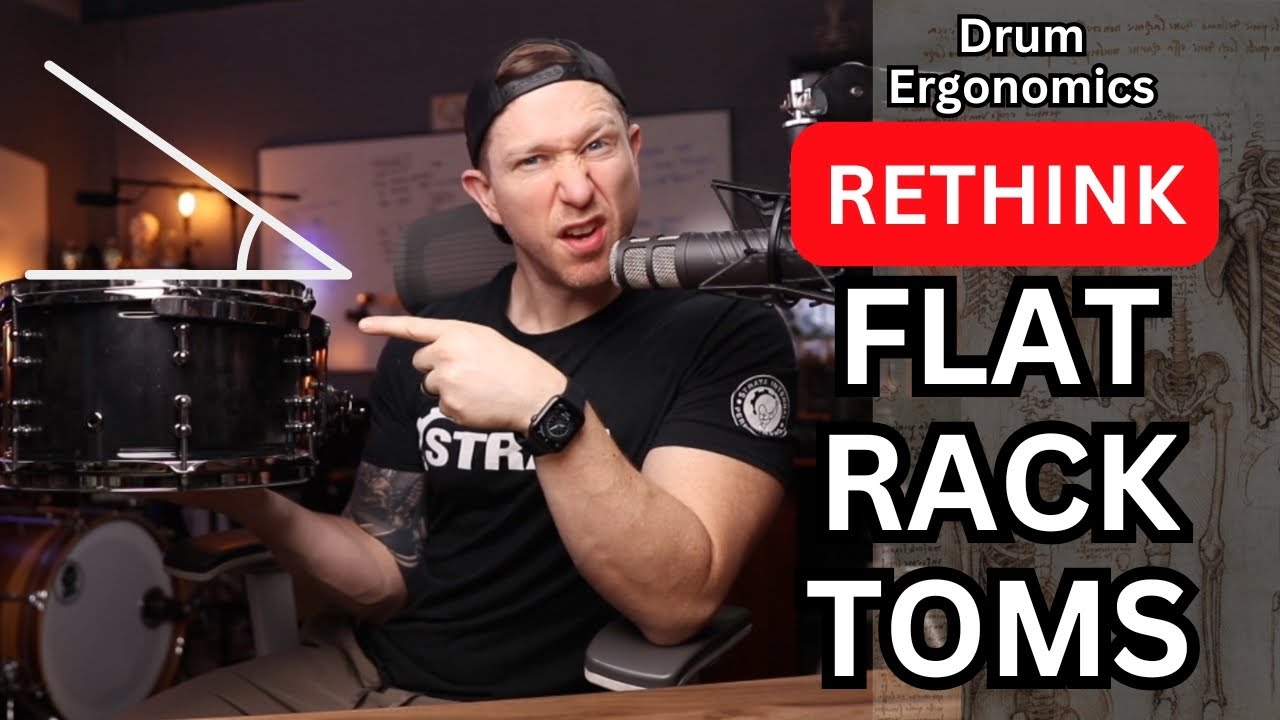 Flat Rack Toms: Better for Drumming... or Just a Trend? Drum Ergonomics