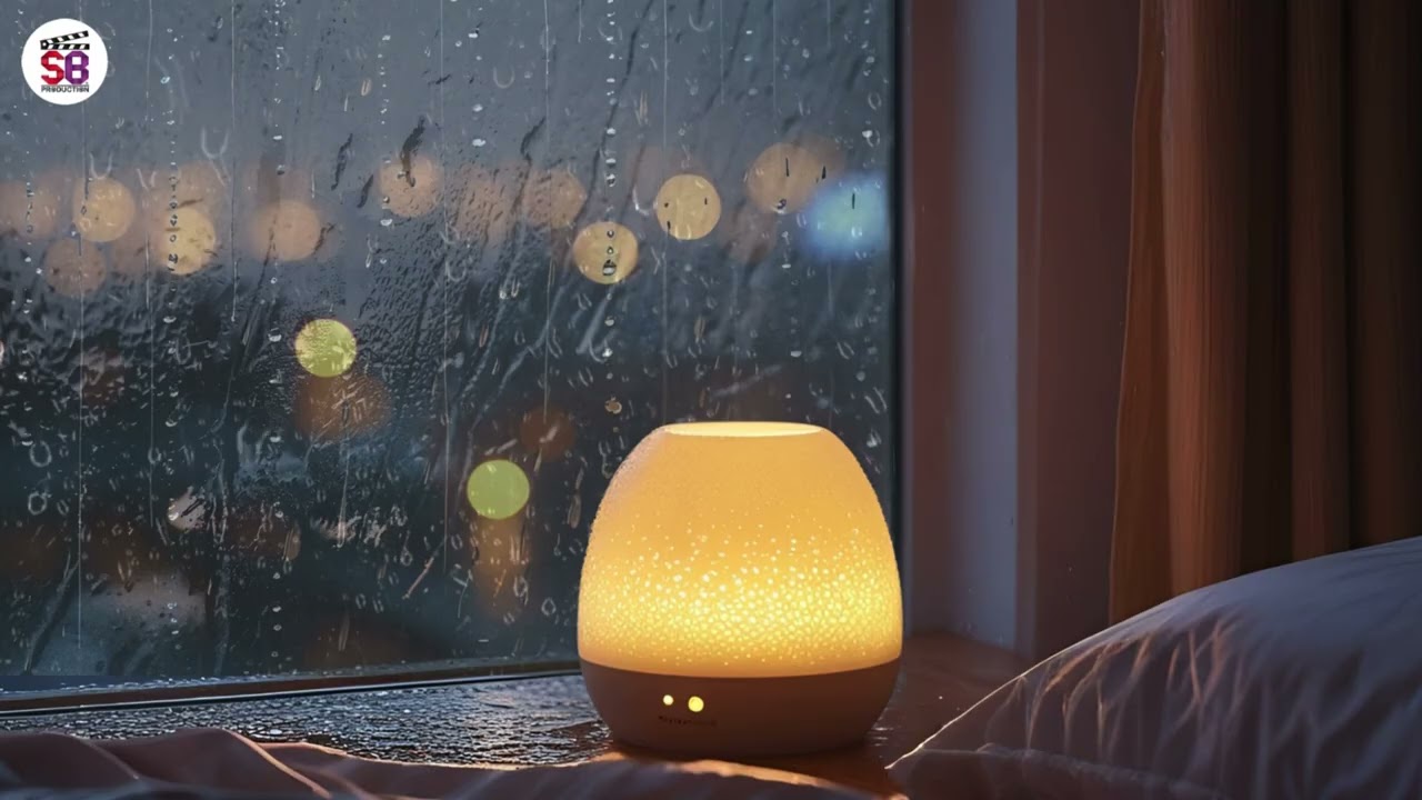 Rainy Night Ambience | Soft Relaxing Music for Sleep, Study & Relaxation