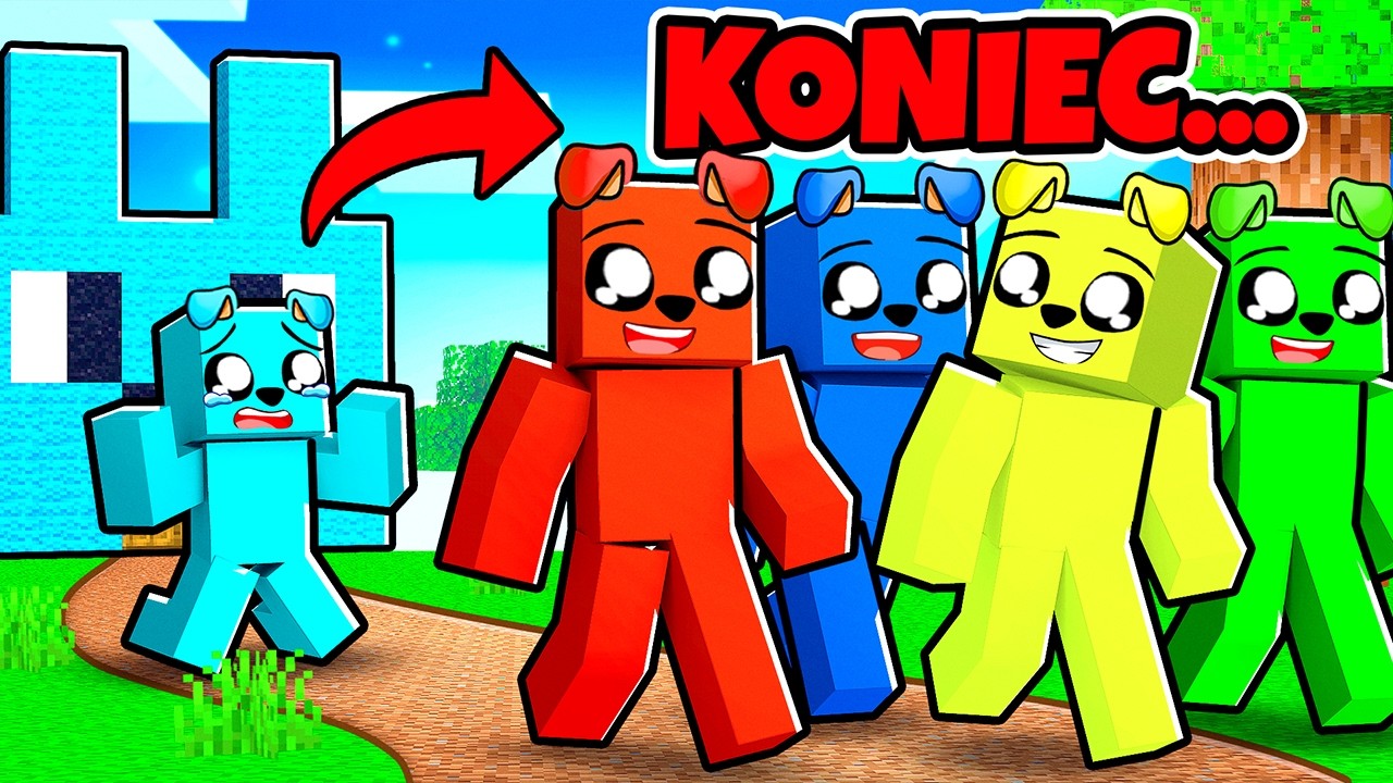 KOLOROWE PIESKI Odchodzą w Minecraft 🌈😭😭