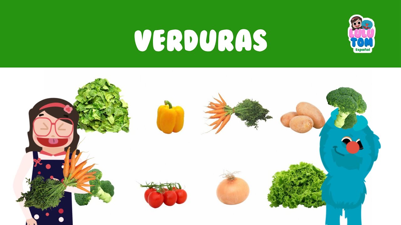My First Words: Vegetables | Spanish | LuluTom