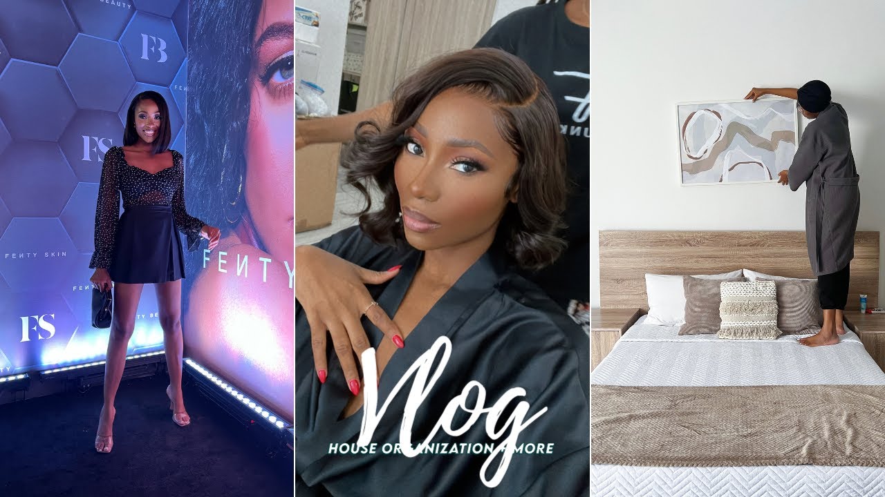 VLOG: ORGANIZE MY NEW HOME WITH ME + FENTY AFRICA LAUNCH + BIRTHDAY PHOTO SHOOT | DIMMA LIVING #63