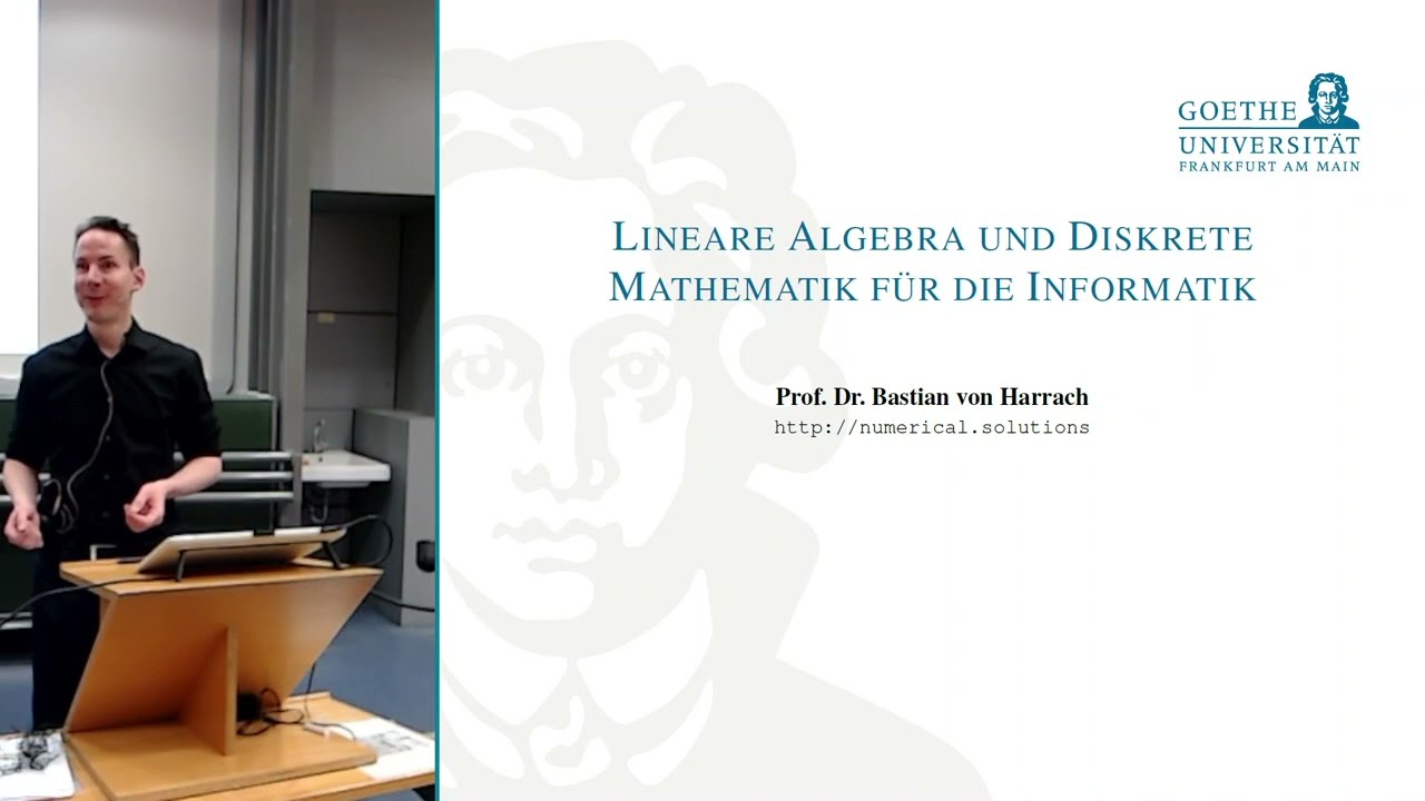 LinADI 30 - Lineare Algebra und Diskrete Mathematik für die Informatik