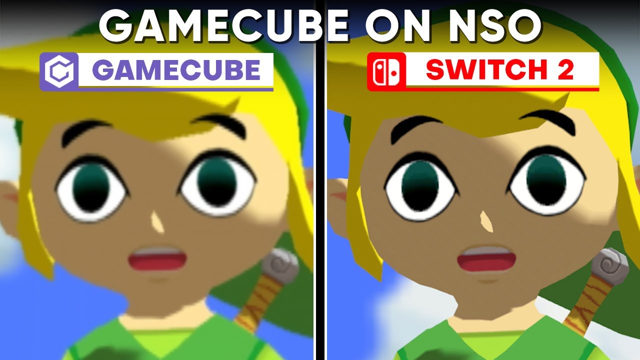 Comparing GameCube on Switch 2 NSO to Original