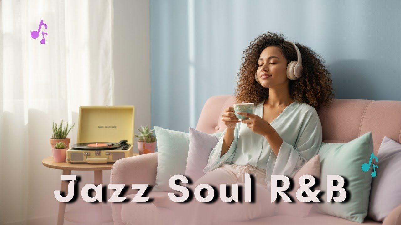 【R&B Soul】Cozy Winter Coffee Shop Ambience | Warm Smooth Jazz + Instrumentall for Work & Study 