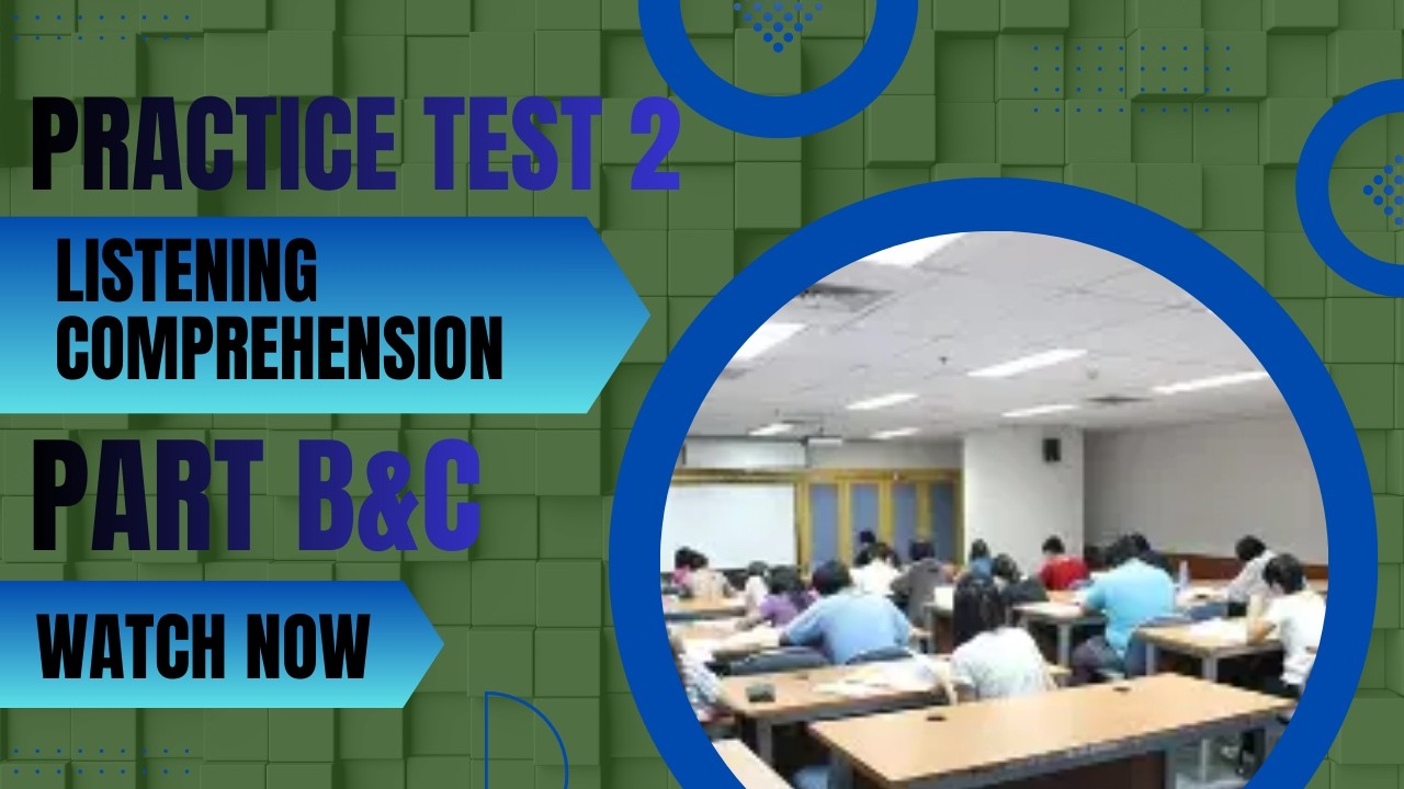 The Complete Guide to the TOEFL® Test Listening Comprehension Practice Test 2