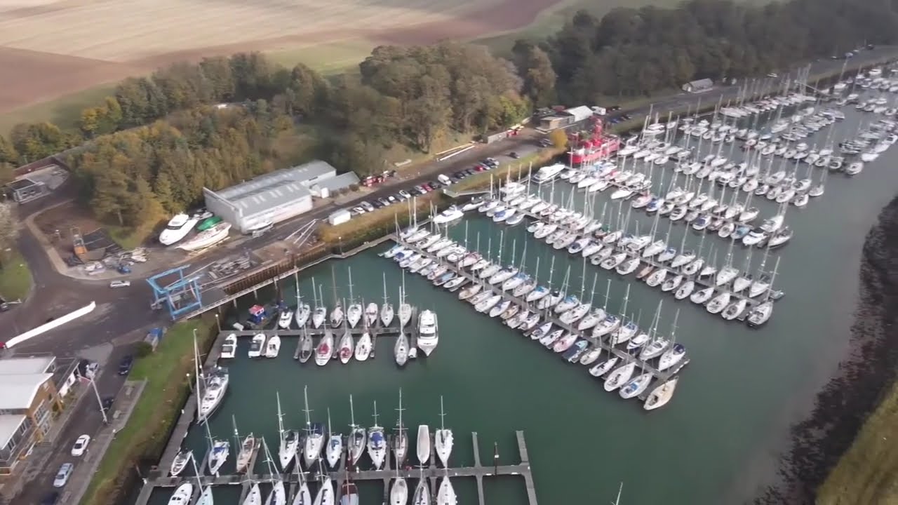 Suffolk Yacht Harbour by Air
