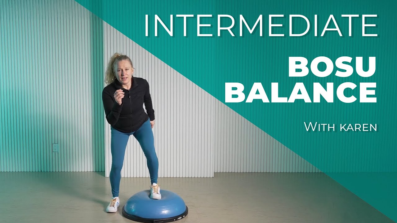 Challenge Yourself with a BOSU Ball Balance Workout