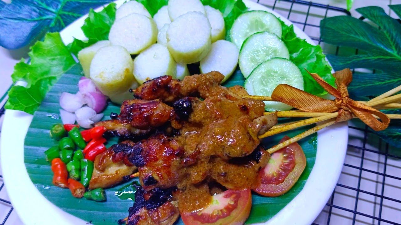 BIKIN SENDIRI TERNYATA ENAK ‼️RESEP SATE AYAM DAN KUAH KACANG ENAK BANGET!! 