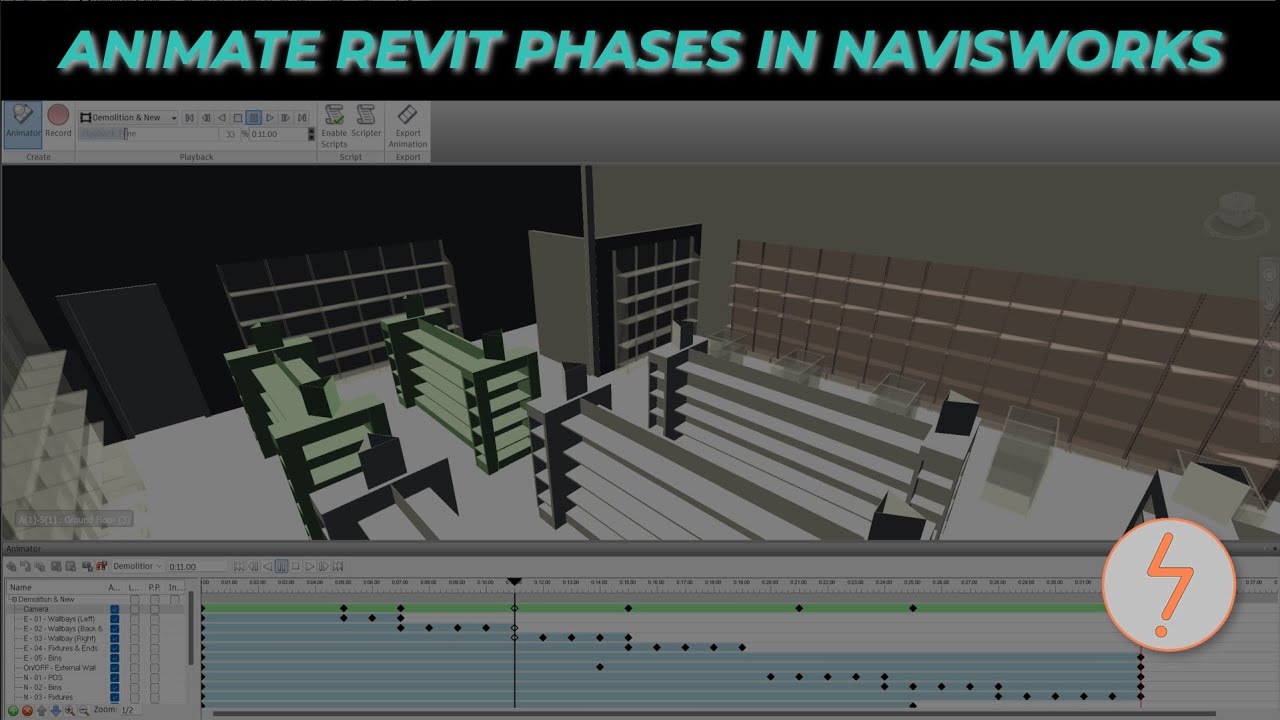 Phasing in Revit? Animate It with Navisworks!