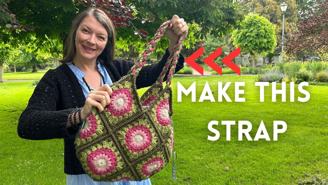 How To Make A Non-Stretch Bag Handle // Ophelia Talks Crochet Tutorial
