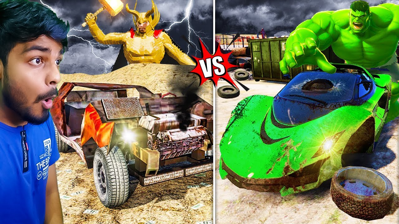 GTA 5 : Repairing SUPERHEROS CARS⚡️😱| Gta 5 tamil | Gta tamilan