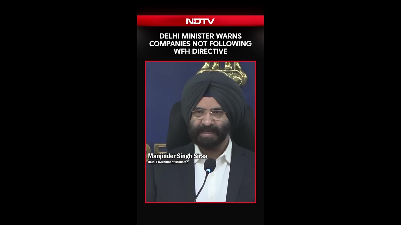 Delhi Pollution | Delhi Minister Warns Companies Not Following Work Of Home Directive