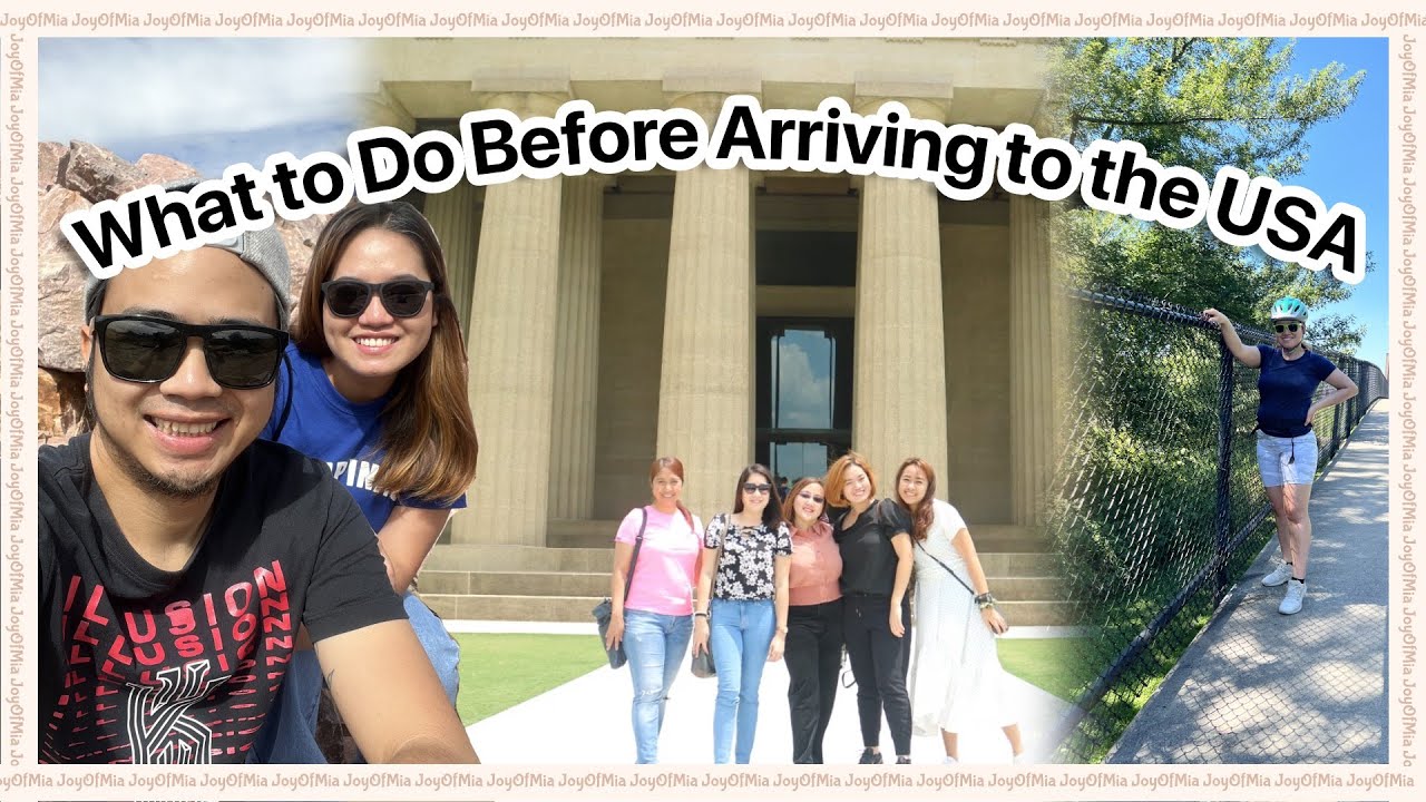 WHAT TO DO BEFORE ARRIVING TO THE USA 🇵🇭 FILIPINO NIRSE IN THE USA👩‍⚕️JoyOfMia