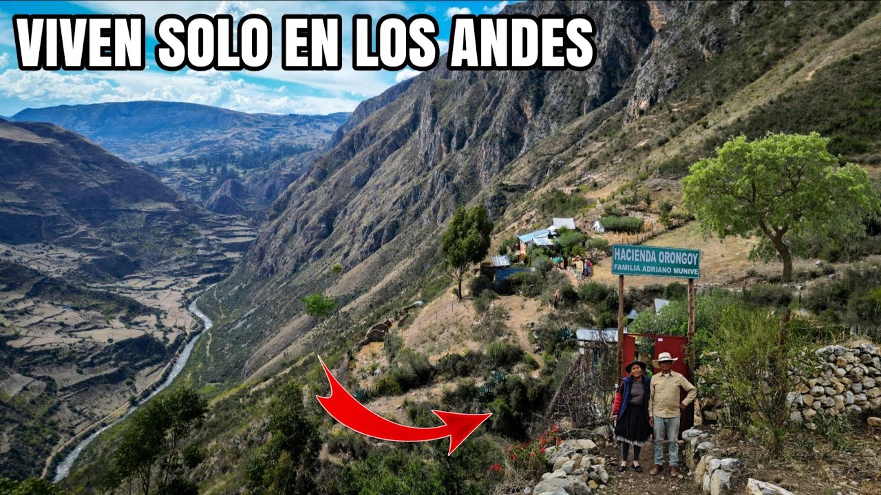 Esta familia decidió VIVIR SÓLO en las profundidades de una QUEBRADA de los ANDES 