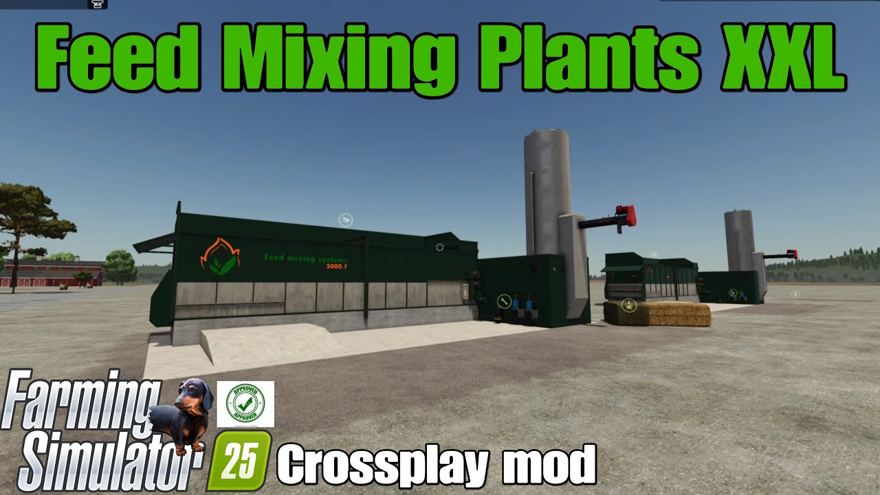 Feed Mixing Plants XXL / FS25 crossplay mod