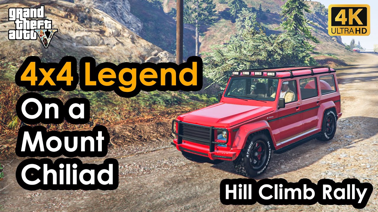 GTA 5 | G WAGEN Extreme Hill Climb Rally on Mount Chiliad | 4K