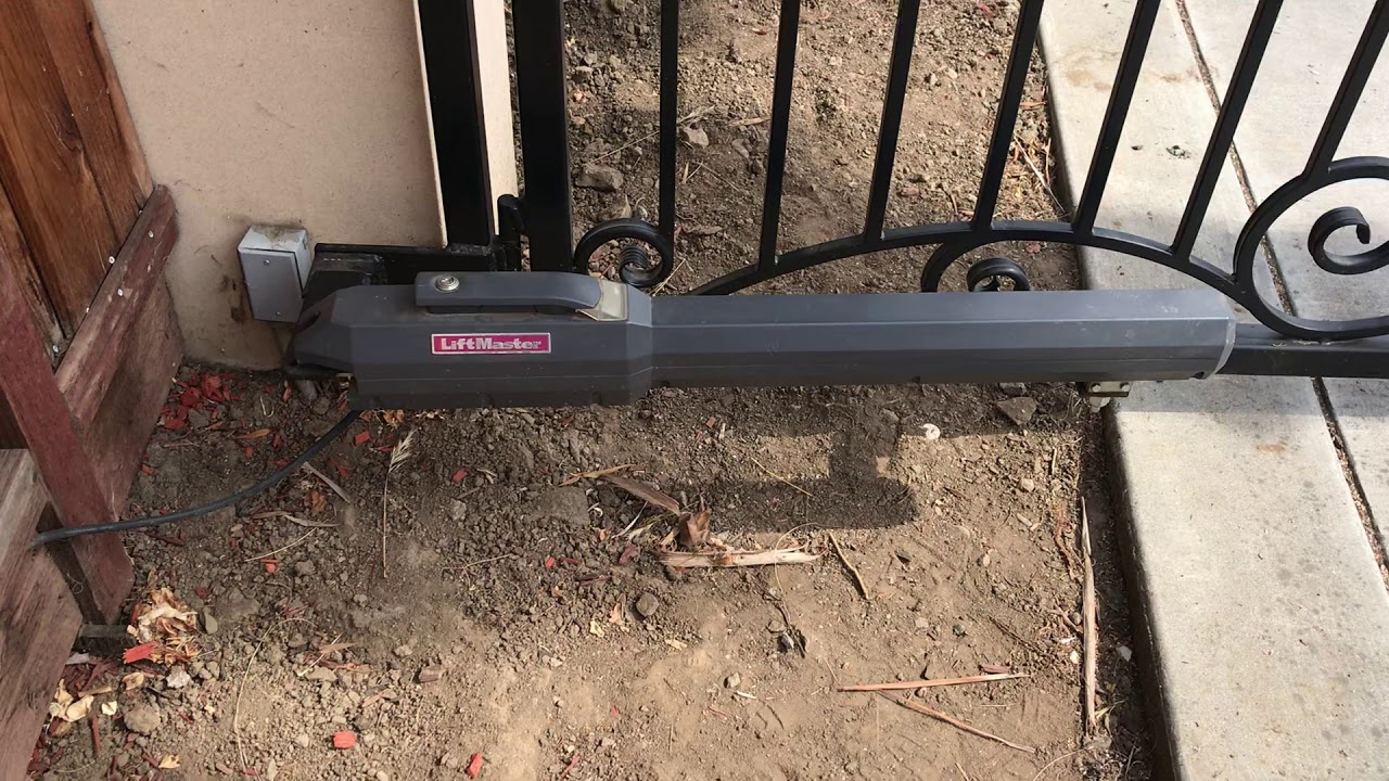 Unlocking a Liftmaster LA500 LA400 gate motor