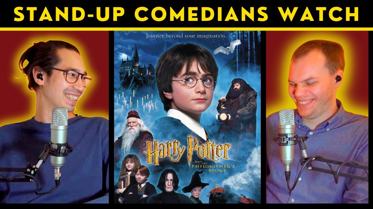 Comedians watch HARRY POTTER & THE PHILOSOPHER'S STONE (reaction reaction reaction)