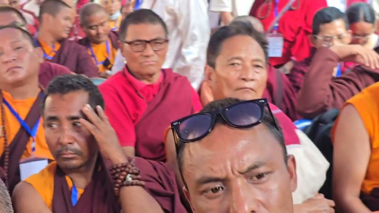 Kyabje Rinpoche bestowed the Long-Life Empowerment at Boudha on 19th June 2025. #boudhanath #tamang