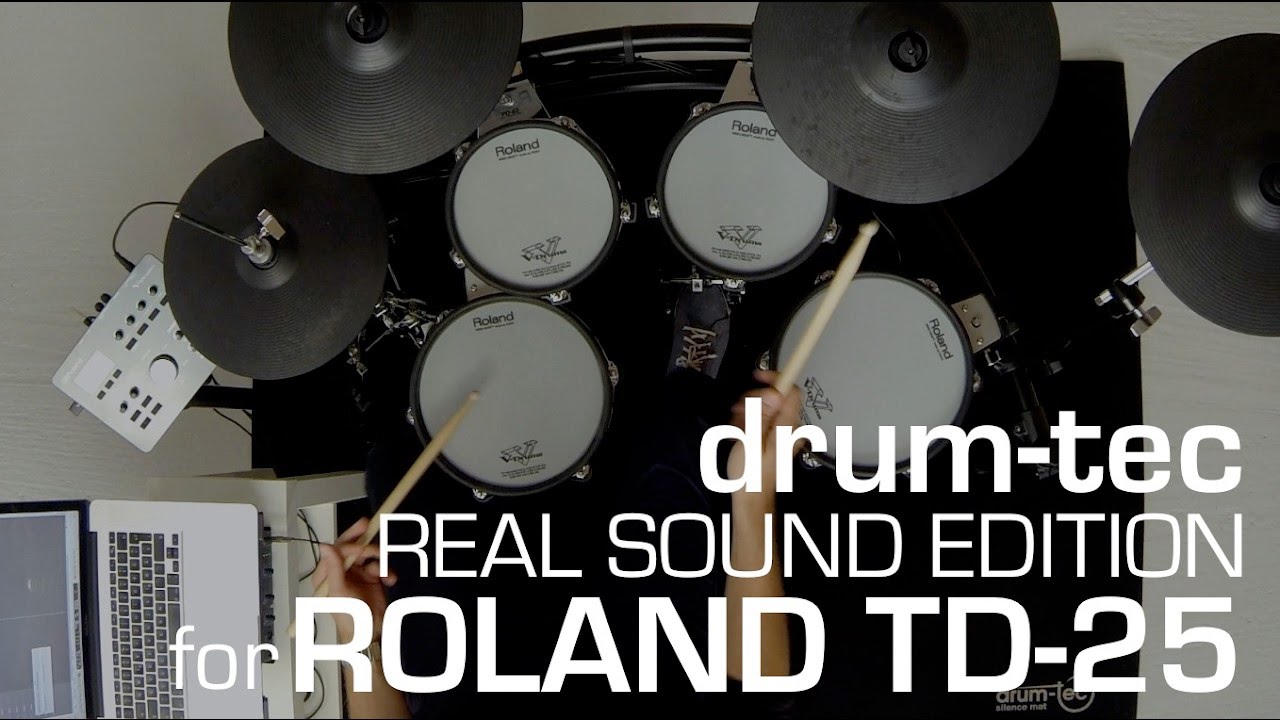 drum-tec real sound edition for Roland TD-25