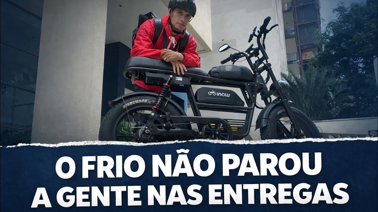 DIA DE FRIO, MAS AS ENTREGA NÃO PARARAM NO IFOOD / VEJA O VALOR