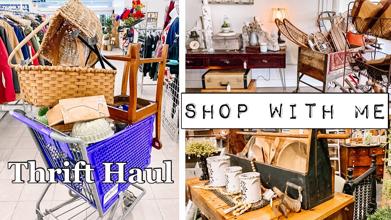 Shop with Me - Another Great Thrift Haul & Amazing Vintage Store Tours