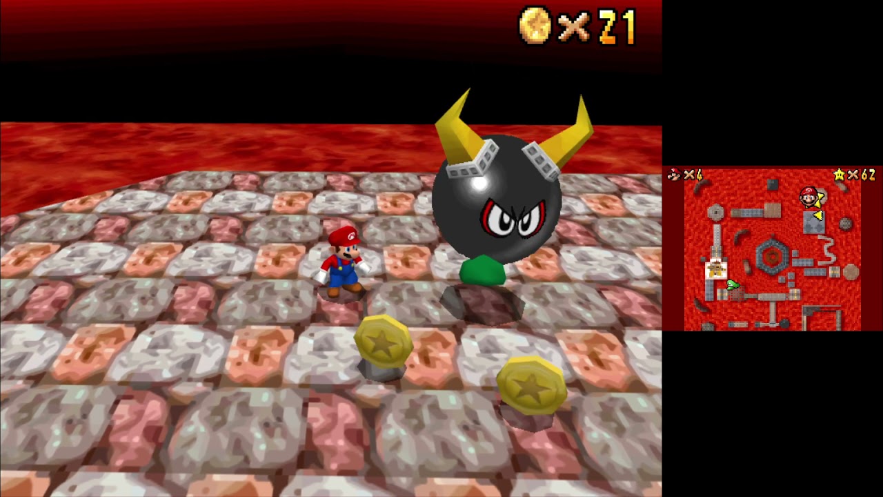 Super Mario 64 DS part 10: Lethal Lava Land