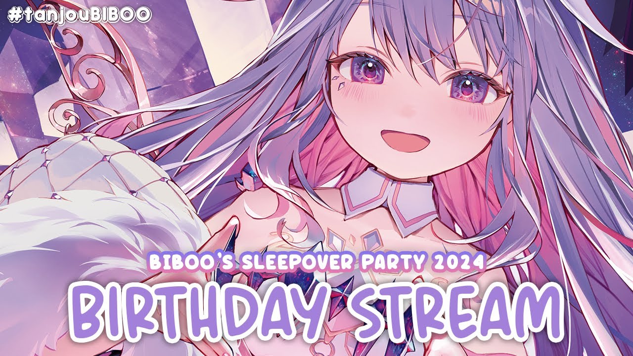 【BIBOO'S BIRTHDAY 2024】Sleepover Party START!! ??? Karaoke with GUESTS 【PART 1】#tanjouBIBOO
