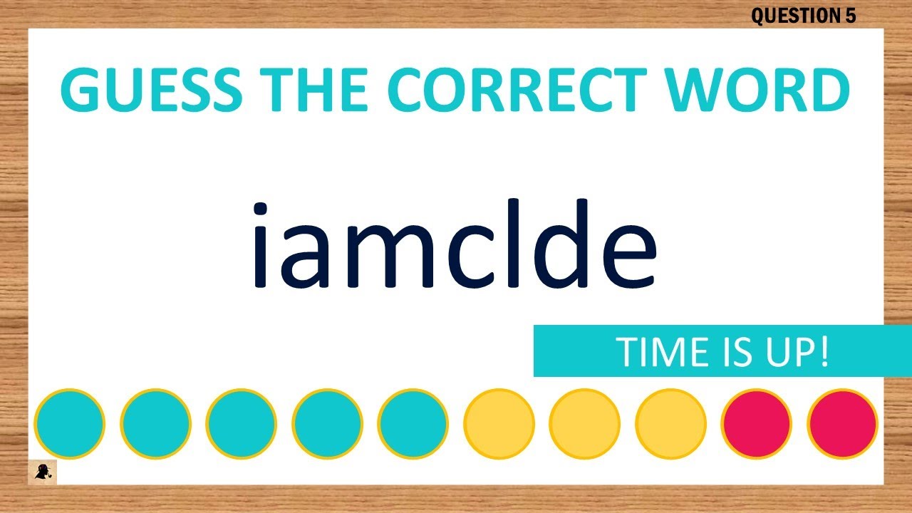 [Scrambled Word Game] Can You Unscramble These Words? 7 Letters