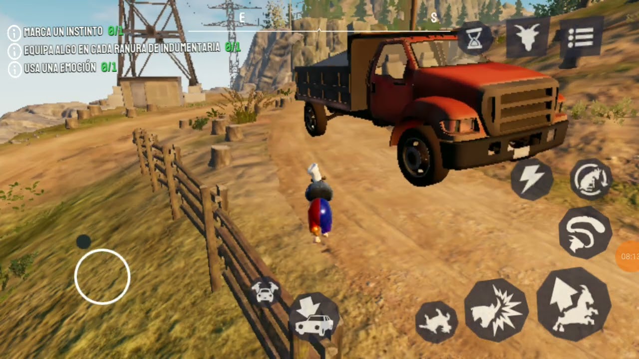 Jugando por primera vez a goat simulator