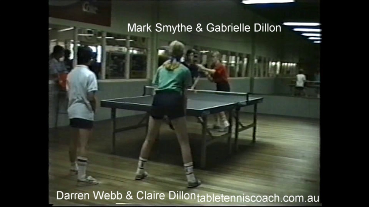 Rare Table Tennis Footage 1986 to 1995