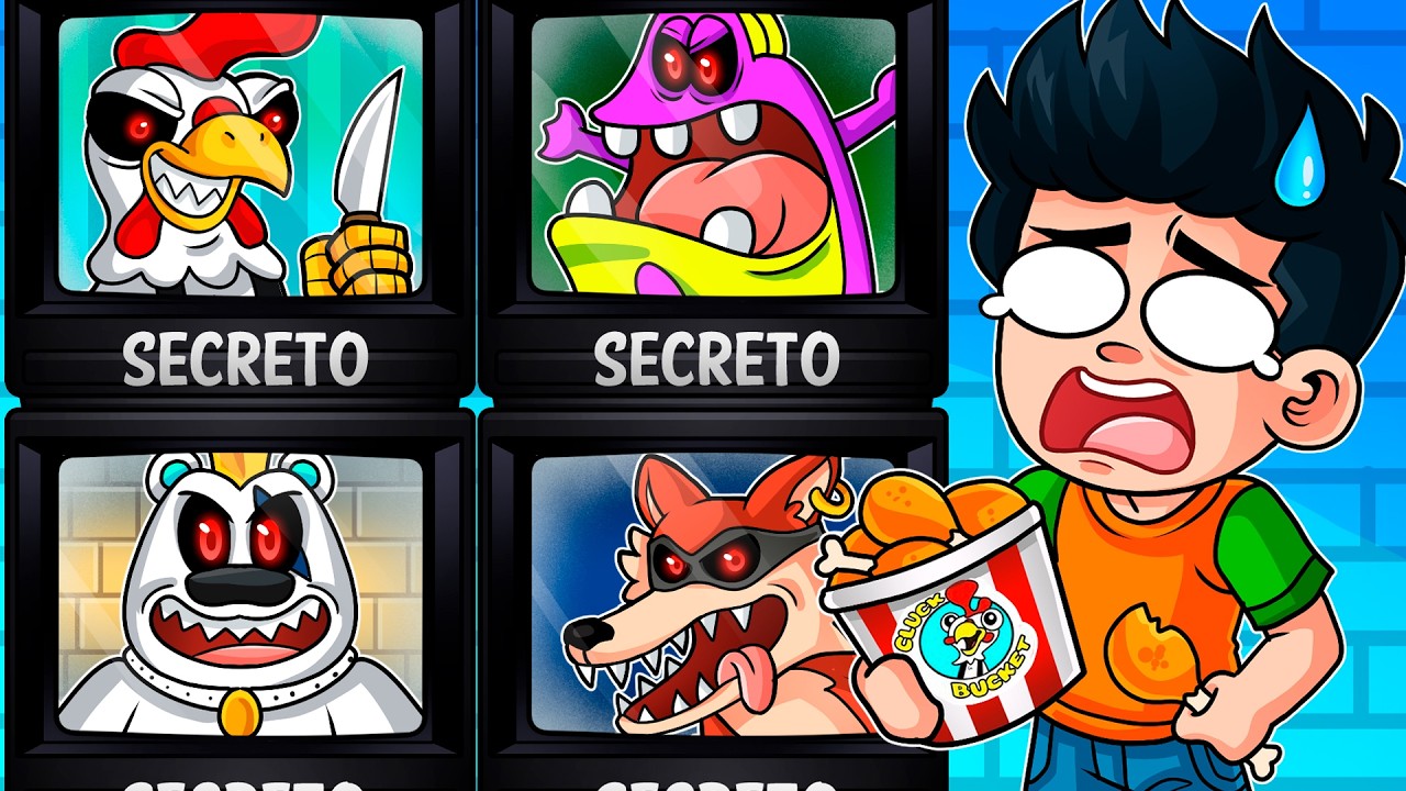 TODOS LOS SECRETOS DE CLUCKY'S EN ROBLOX 😨🍗 | ENCUENTRO LAS CINTAS SECRETAS DE CLUCKY'S | JONDRES GC