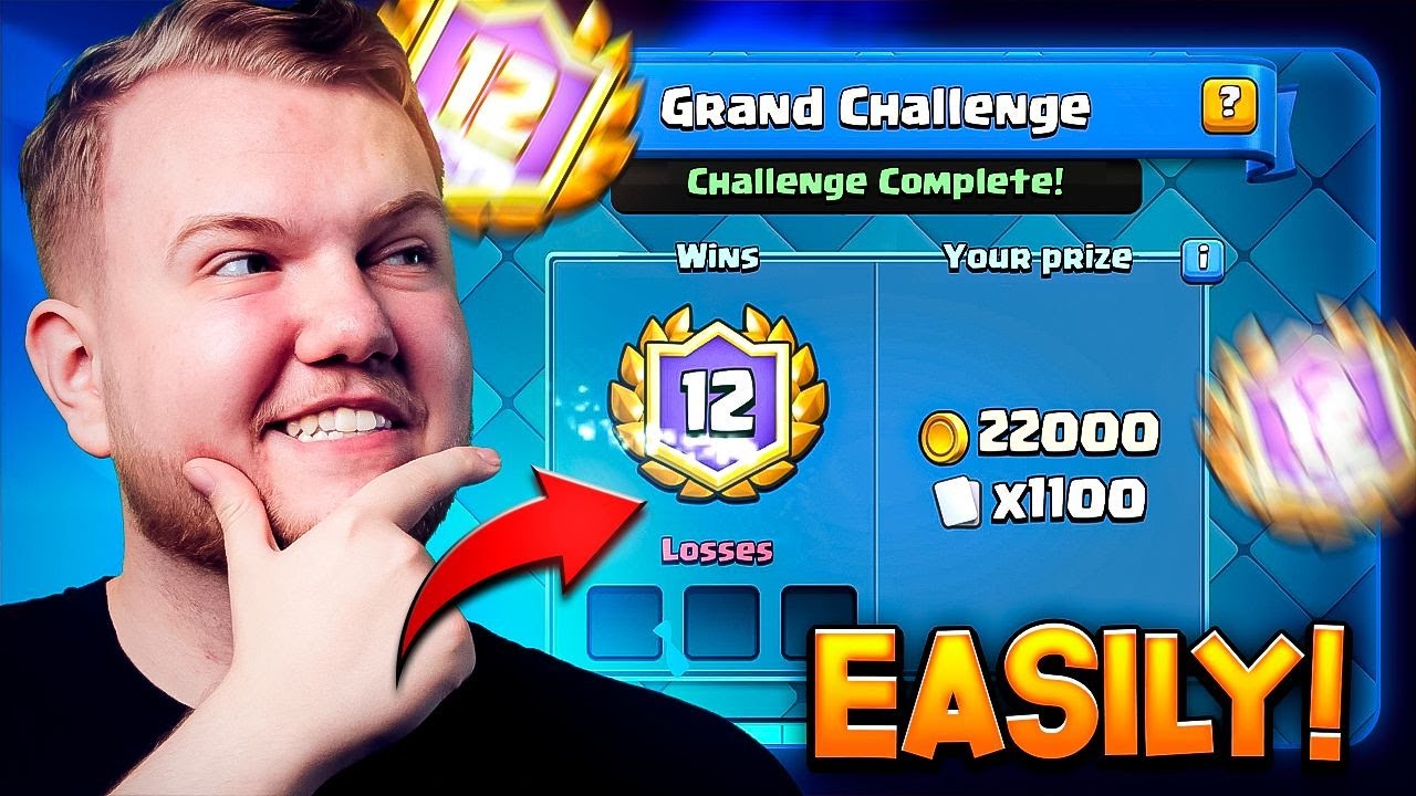 HOW TO WIN YOUR FIRST GRAND CHALLENGE! FULL GUIDE CLASH ROYALE