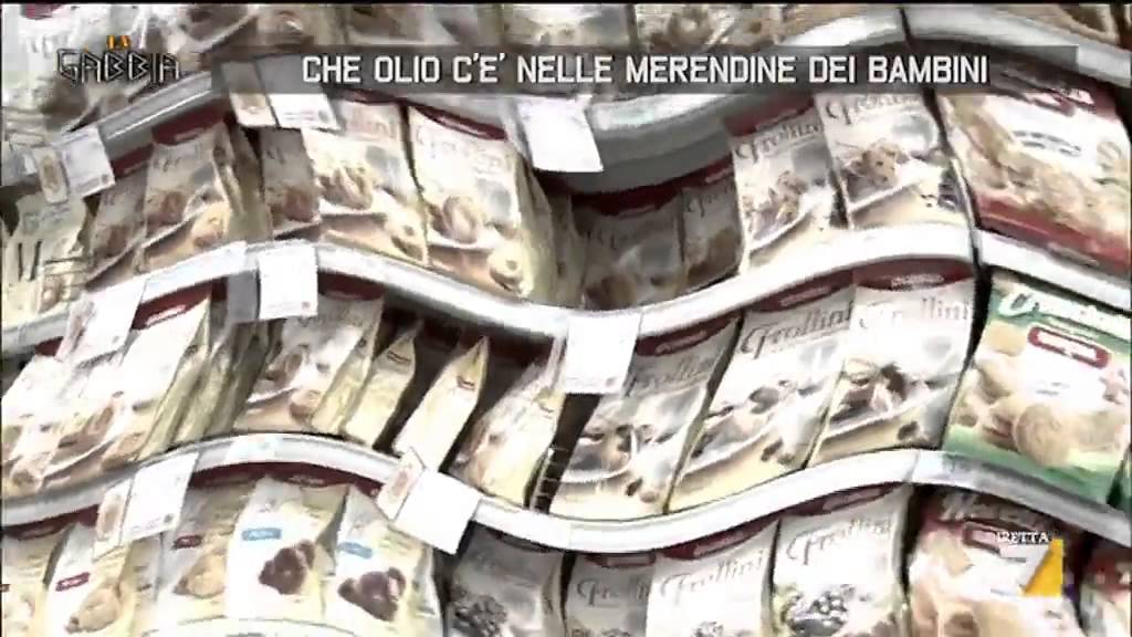 Che olio c'è nelle merendine dei bambini